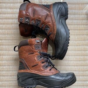 Sorel Men's Brown Black Avalanche NM1564-256 Leather Trail Hiking Snow Boot